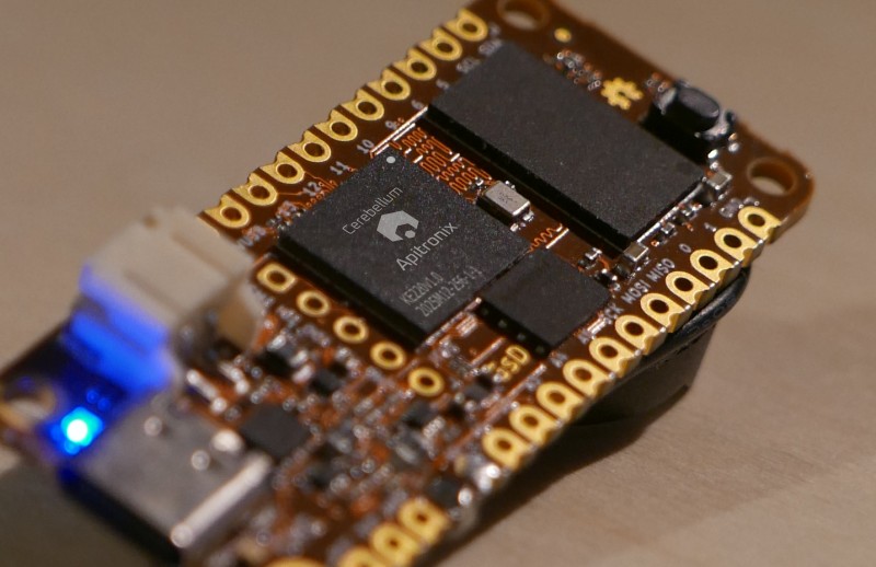 Image of chip on dev board
